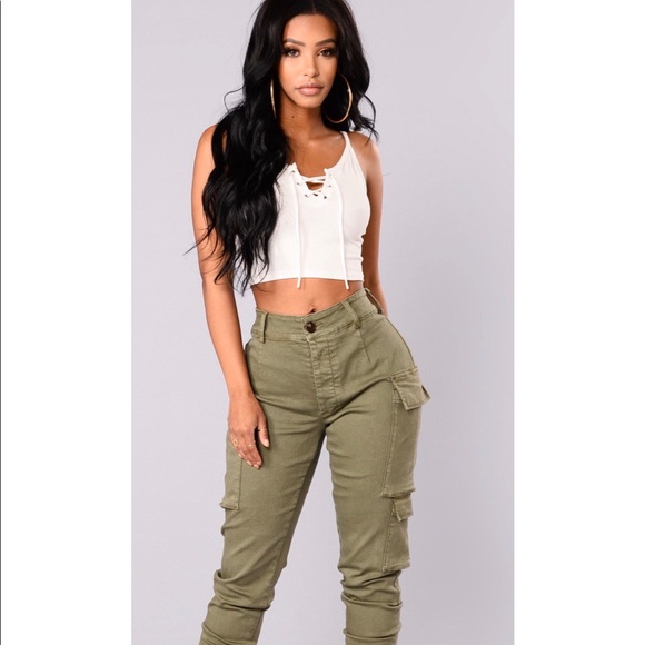 cargo pants fashion nova